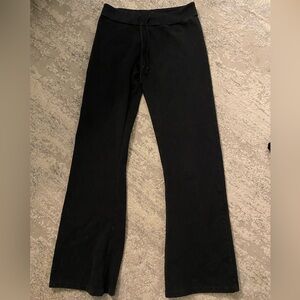 Black straight leg pants